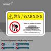 Ansaicui PVC Mechanical Equipment Safety Warning Sticker