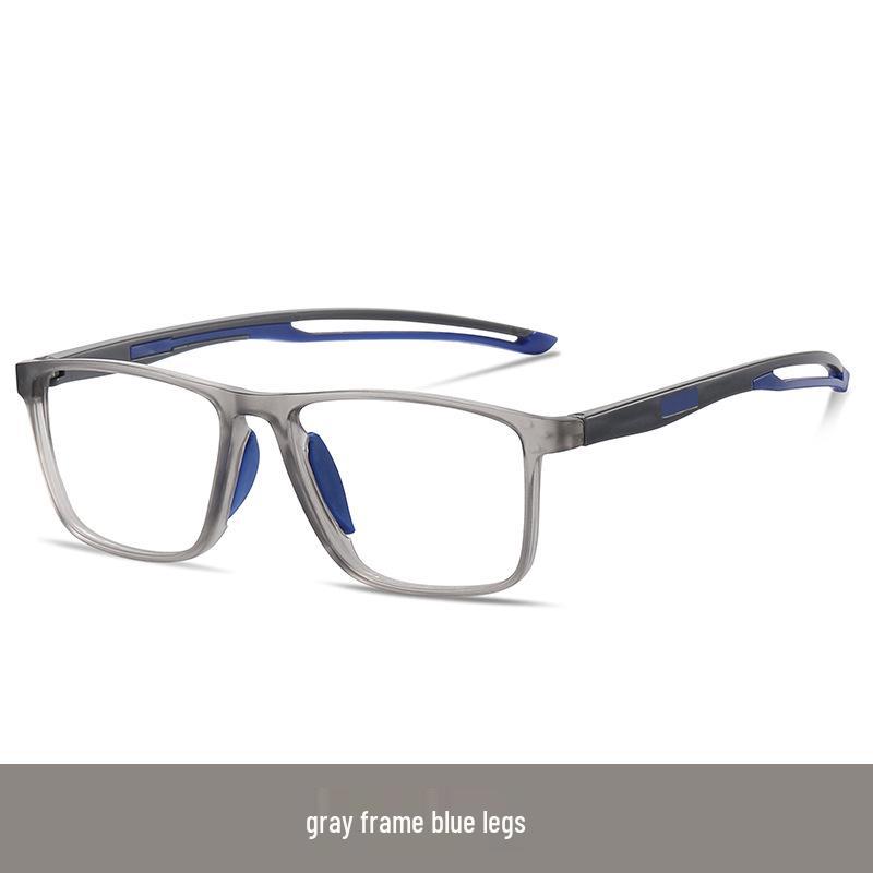 Men s Multi-Focal Anti-Blue Light Sports Bifocal HD Reading Glasses Plano Lenses