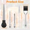 Seasoning Sauce Injection Pump BBQ Meat Syringe Turkey Chicken Squirt for Home Kitchen Cooking Marinade Tool Injection Dropper