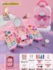 Princess Makeup Box: Washable Children's Cosmetic Set with Lipstick & Nail Polish - Perfect Birthday Gift for Girls