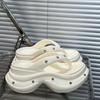 New Summer CM Thick Heel Pinch Slippers Women's Summer Thick-soled Flip-flops