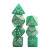 7pcs DND Dice Set Polyhedral Dice D4-D20 with Star Pattern for Board Game DND RPG