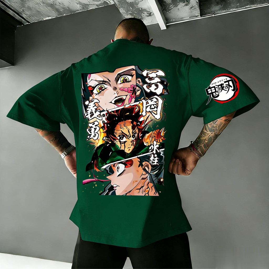 Kimetsu No Yaiba Giyu Tomioka Anime T Shirt Men Women Cotton Short Sleeve Streetwear Loose Graphic Tee Summer Casual Tops 2026
