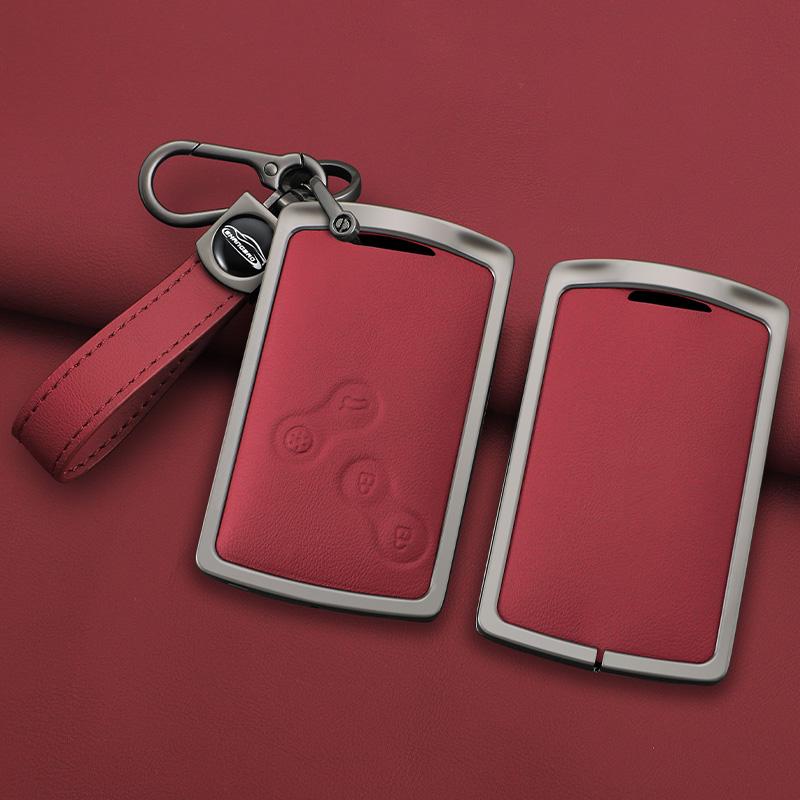 Interior Mouldings Car Key Case Cover For Renault Duster Captur Clio Logan Megane 1 2 3 Koleos Scenic Renault GT Zinc Alloy Keyc