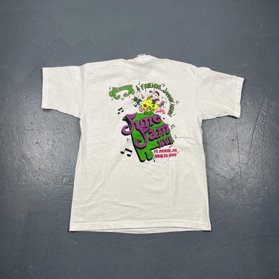 Vintage Alabama June Jam 1997 Tshirt Dbl Sided White Large Single Stitch VTG 90s