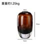 Light Luxury Vase with Thickened Caramel Colored Glass Vase Living Room Bedroom Dining Table Flower Vase, Soft Decoration Decor