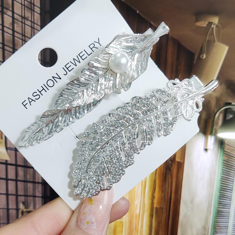 Kristall für Frauen Koreanische Neue Haarnadeln Mädchen Geometrische Perlen Haarspangen Mode Haarklammer Seitenclip Haaraccessoires