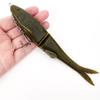 12cm/17cm Soft Fishing Lures with T Shape Tail, Simulation Fishing Swimbaits Artificial Baits Slow Sinking Fish Lures