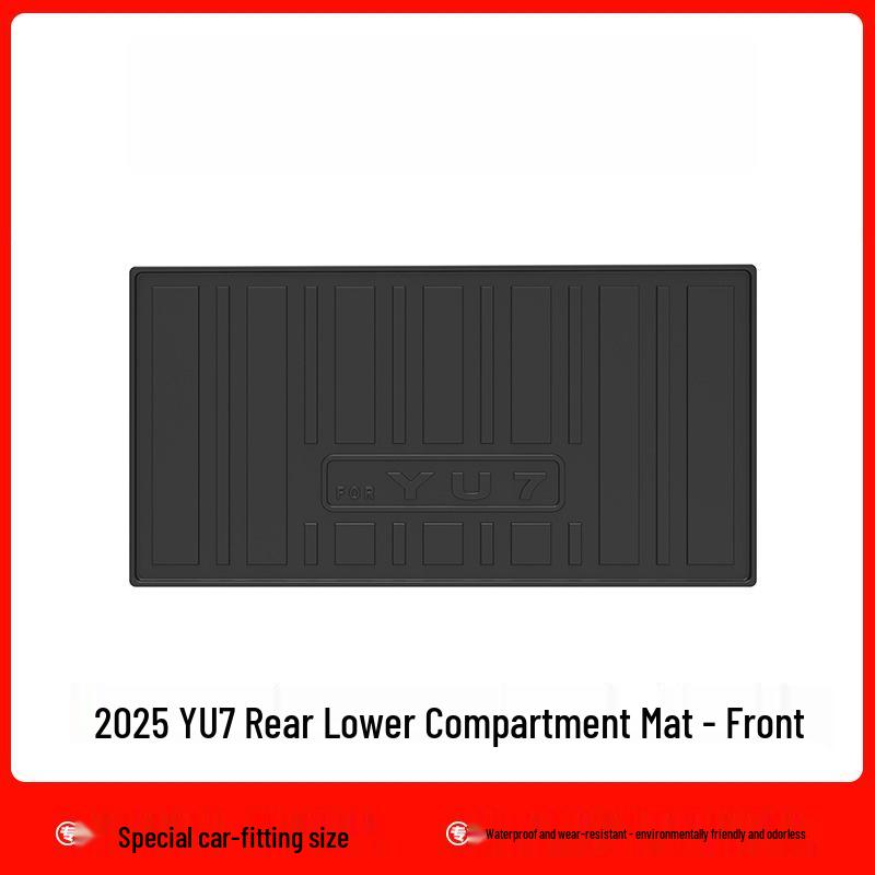 Xiaomi Yu7 TPE Waterproof Car Mats: Foot, Trunk, Backrest, and Side Bag Mats Custom Fit