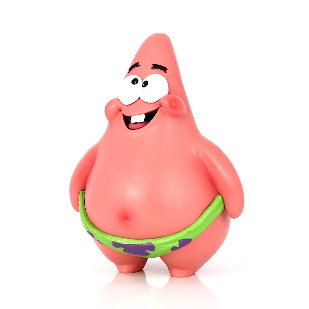 Adorable Spongebob Anime Figure Featuring Cute Patrick Star Collectible Model