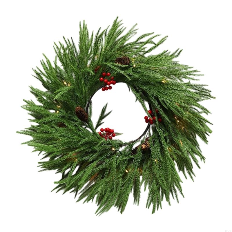 Christmas Norfolk Pine Garlands Real Touch Pine Artificial Garland Faux Greenery Garland Winter Christmas Garland for Table Xmas