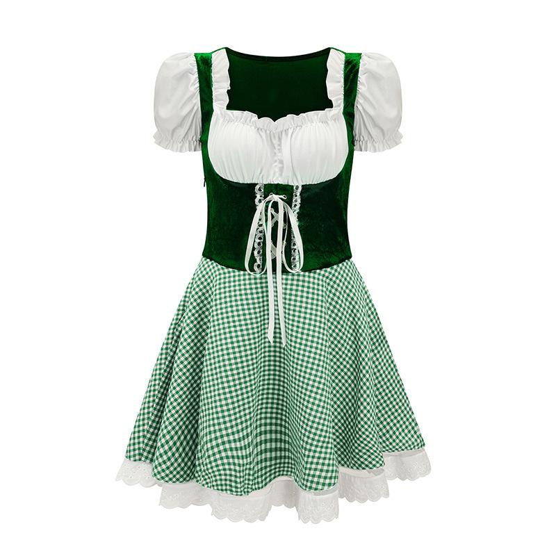 Munich Oktoberfest Costume Carnival Adult Women's Dress Ethnic Performance Costume
