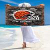 Cleveland Browns Logo Print Beach Towel, Large Soft Quick Dry Towel for Beach Camping Swimming