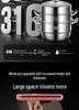 316 Stainless Steel High-Rise Steamer Pot, Extra Thick, Food-Grade, Large Capacity, Versatile 3-4 Layer Soup Pot