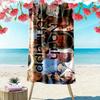 Noah Print Beach Towel, Large Soft Quick Dry Towel for Beach Camping Swimming