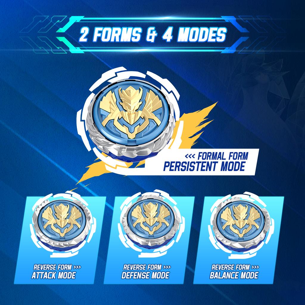 Infinity Nado 6 Power Pack - Дух Вітру Панда Оновлений Металевий Дзиґа Гіро, 39см Мечовий Запускач Дитяча Іграшка Подарунок на День Народження