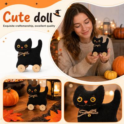 Halloween Plush Figurines, Cute Stuffed Decorations for Halloween Party, Home and Tabletop Display.