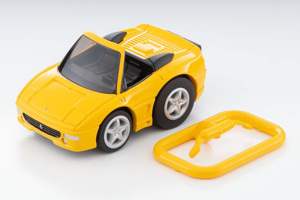 Tomytec Zero Ferrari F355 Spider Completed Model Choro-Q Z-78a (Yellow)