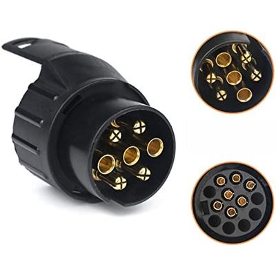 7/13 Adapter Slot Trailer 7 To 13 Pin Connector 7 Plane A 13 Pin For Trailer Car Tractor Caravan Bike Rack