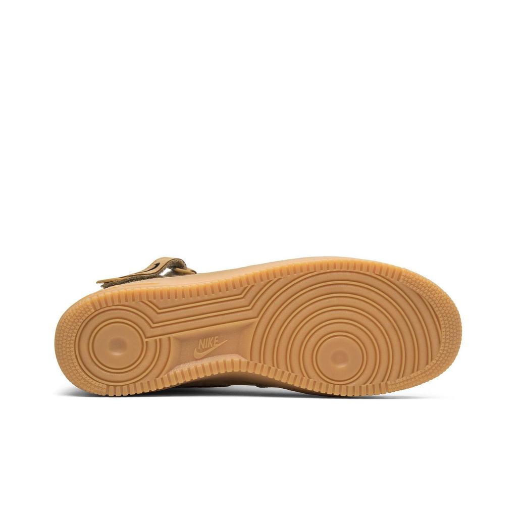 Nike Air Force 1 Mid '07 Premium QS 'Flax' (Unisex) Flax / Flax-Outdoor Green Skateboard Shoes 715889 200