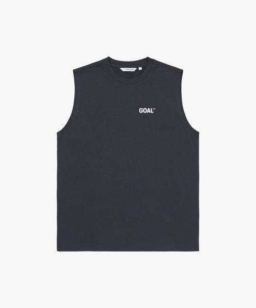 Goal Studio Air Dry Goal Sleeveless-Charcoal Charcoal/S