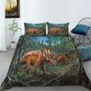 3D Digital Printing Polyester Bedding Two-Or Three-Piece Dinosaur Series