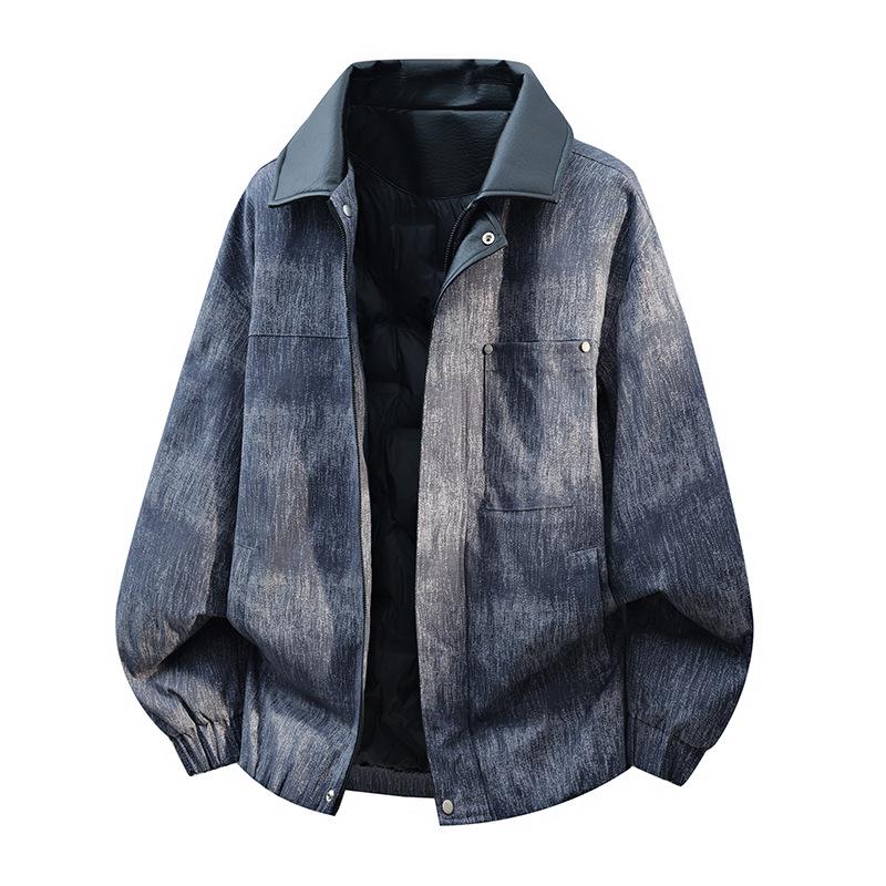 ACU Men s Retro Lapel Loose Down Jacket - 2026 Winter Collection, 90% Down 2XL