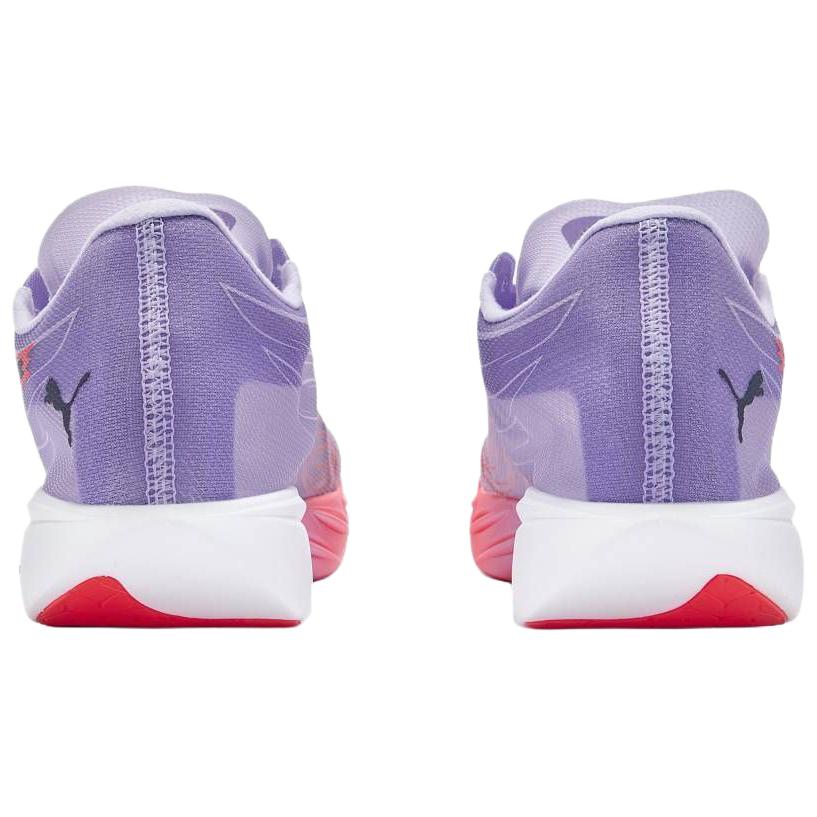 Puma Fast-Fwd Nitro Elite 2 Comfortable Fit Non-Slip Breathable Rebound Running Shoes Women Sneakers Light-Purple Red 313693-02