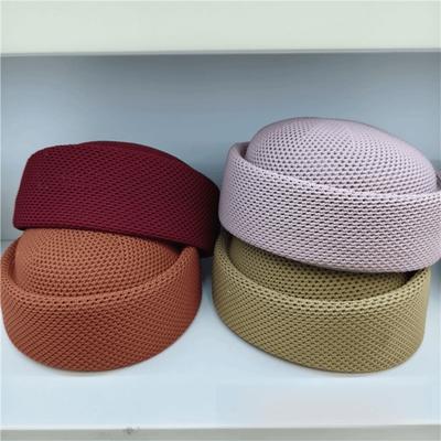 Summer Hard Berets Caps Mesh Women Sun Hat Retro Painter Hat  Pillbox Hat