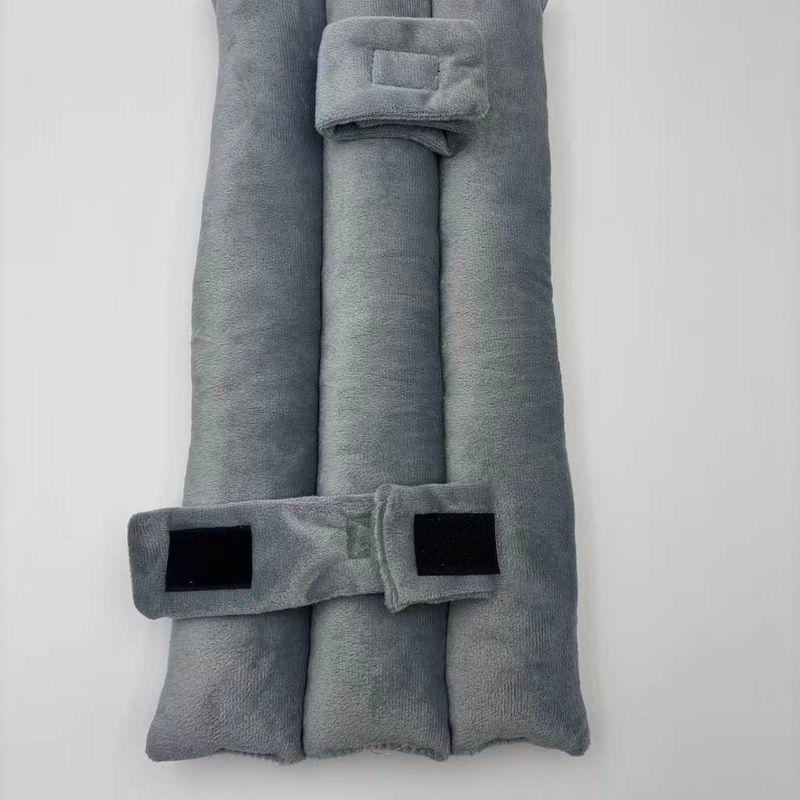Surgery Post-Operative Car Seatbelt Cushion to Prevent Pressure, Cushioning for Chest and Abdomen, Post-Operative Warmth, Car-Specific Protective Pad Gray