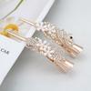 High-End Alloy Flower Hair Clip for Elegant Updos in Women