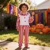 Terrifier Halloween Clown Costume Cosplay Suit For Stage Performance With Polyester Material For Kids And Adults
