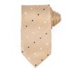 Brand Made In Jacquard Square Pattern [Michiko London] Necktie, Japan, Nishijin-ori Silk, 100% Weave, (Pattern A Yellow)