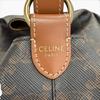 Excellent CELINE Handbag Strap Box Handbag Tan Triomphe Canvas Women 19714 Used