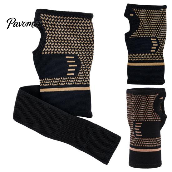 Copper Compression Wrist Brace Support Reduce Inflammation Durable Sleeve Pain Breathable Arthritis for Men Women Nighttime