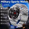 2026 Ny 1000mAh Superkapacitetsbatteri Vuxen Män Smartklocka 1,7-tums Stor Skärm Bluetooth-samtal IP68 Vattentät SmartWatch Sport