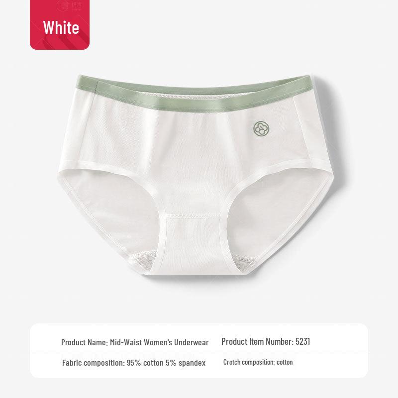 

Женские трусики-слипы средней посадки, бесшовные, дышащие, хлопковые - антибактериальные, не скатываются, ластовица полностью из хлопка для весны/лета. M