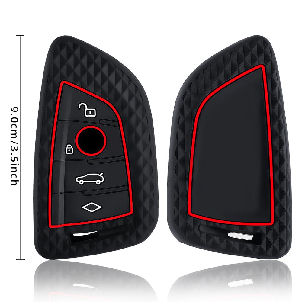 Silicone Car Key Case Cover Shell Fob For Bmw F30 F31 F32 F34 F20 F21 F07 F10 1 3 5 7 Series X1 X3 G01 X4 G02 X5 F15 F16 M3 M4