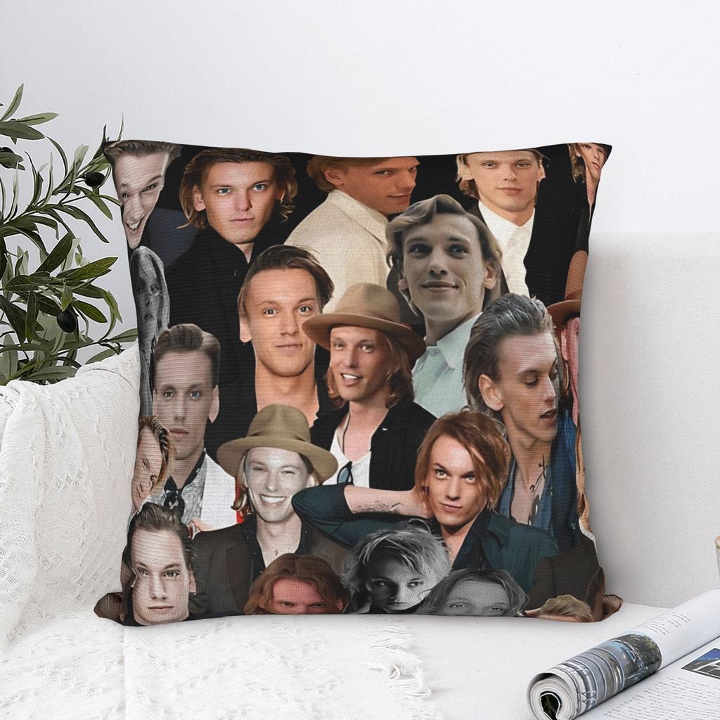 Jamie Campbell Bower Fotocollage Kissenbezug Design Kissenhülle Vintage Kissenbezug Für Stuhl Sofa Heimdekoration