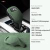 For Mg GT MG5 MG6 HS Accessories Car Shift Knob Head Trim Cover Sticker Alcantara suede Interior Modification Product Styling VV222