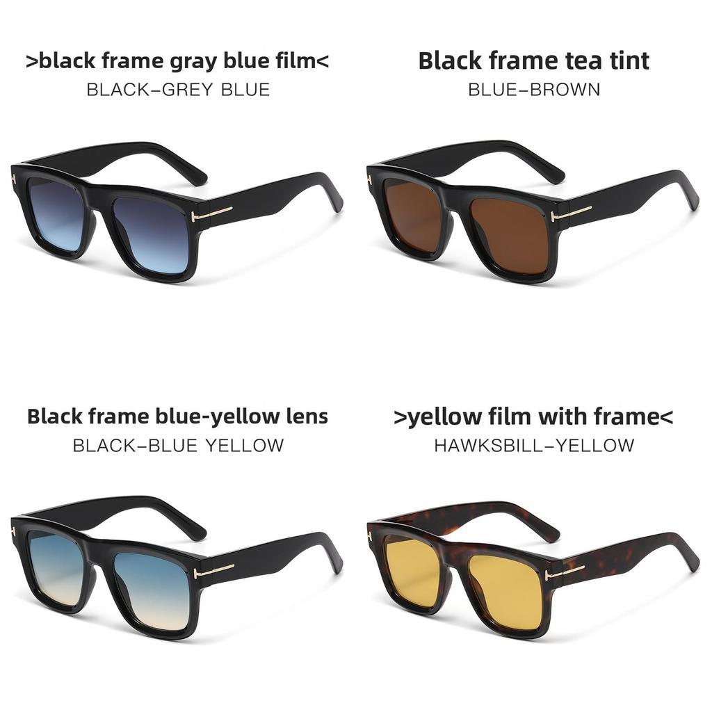 T Bar Fashion Pilot Sunglasses With Amber Lenses And Uv Protection For Casual Wear