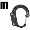 Mehrzweck-Outdoor-D-förmiger Karabiner-Schlüsselanhängerhaken