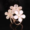 1 Pcs Flowers Brooch Scarf Buckle Bouquet Luxury Crystal Rhinestone Scarf Clips for Women Christmas Xmas Jewelry