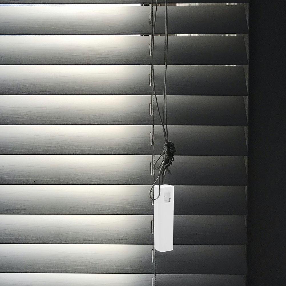 2Pcs Curtain Pendant Handles Window Blind Cord Pulls White Cord Tassels Roman Blind Hardware Kit Accessories for Hanging Blinds