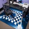 Fc Emblem Printed Office Carpet Chair Cushion  Entryway Rug, Rugs for Living Room, Bedroom Christmas gifts