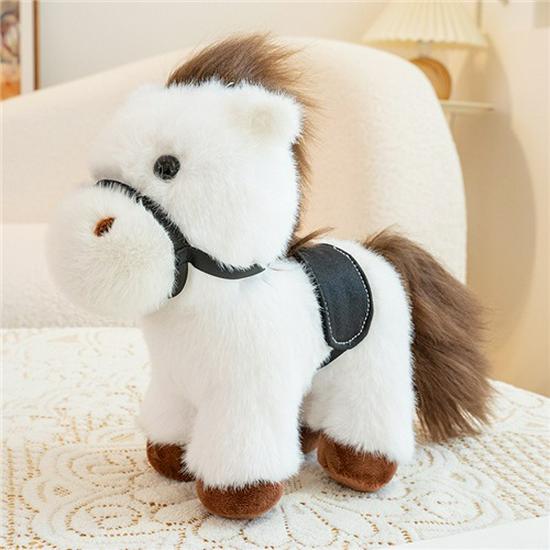Adorable Animal Pony Plush Toy Doll Pendant for Claw Machine Gifts 25cm