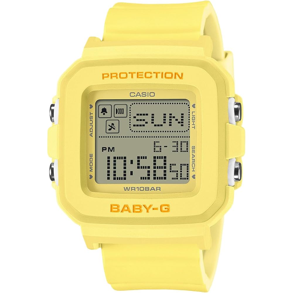 Casio Baby-G BGD-10KH-9JR Women s Yellow Watch Water Resistant Stylish Design