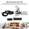48/60V 350W Electric Bike Brushless Motor Controller 886 LCD Display Panel Kit with Spare Twist Grips