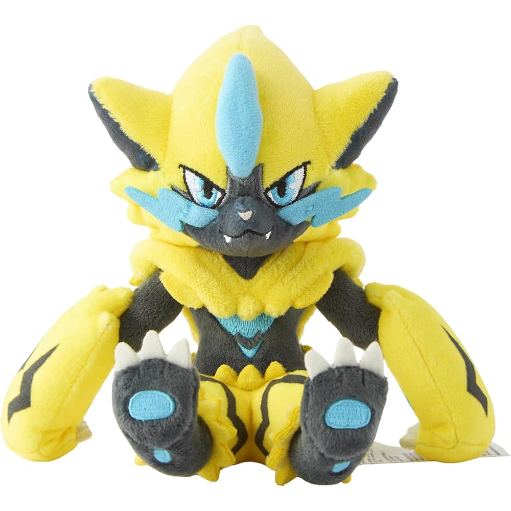 Pokemon Center Original 807 Plush Toy Pokmon Fit Zeraora Soft Stuffed Animal