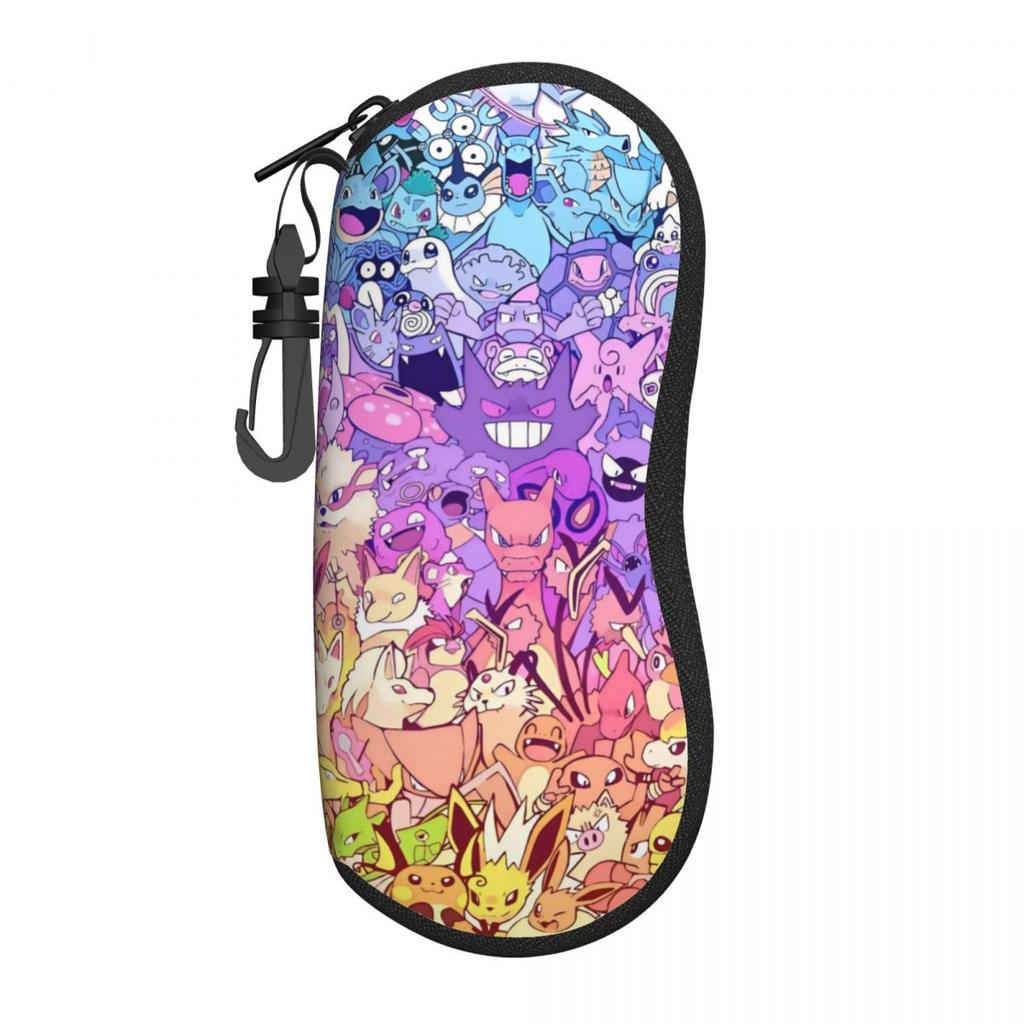 Pokemoned Characters Cartoon Merchandise Glasses Case for Women Printing Box Glasses Storage Box Gift Eye Contacts Case